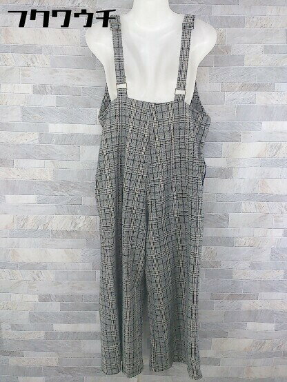 ◇ titivate ティティベイト チェック オールインワン サイズS ブラック ホワイト レディース 【中古】