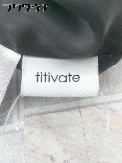 ◇ titivate ティティベイト チェック オールインワン サイズS ブラック ホワイト レディース 【中古】