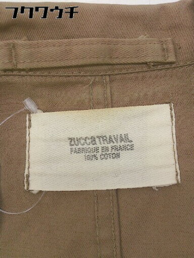 ◇ ZUCCa ズッカ シングル 3B 長袖 ジャケット サイズ0 ブラウン メンズ 【中古】