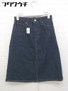 ◇ SLY JEANS スライ ジーンズ 膝下丈 デニム スカート サイズ2 インディゴ レディース 【中古】