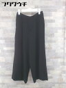 ◇ Ray BEAMS レイビームス ワイド パンツ サイズ1 ブラック レディース 【中古】