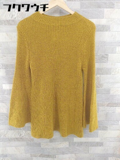 ◇ NATURAL BEAUTY BASIC ハイネック 長袖 ニット セーター サイズM マスタード レディース 【中古】 ◇ NATURAL BEAUTY BASIC ハイネック 長袖 ニット セーター サイズM マスタード レディース 【中古】