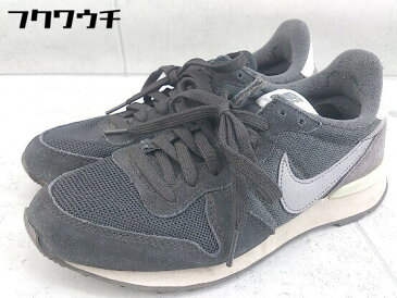 ◇ NIKE ナイキ 629684-016 WMNS INTERNATIONALIST スニーカー シューズ サイズ22.5 ブラック レディース 【中古】