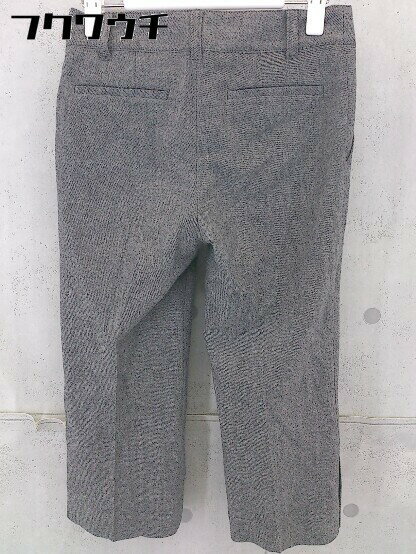 ◇ UNTITLED アンタイトル センタープレス 七分丈 サブリナ パンツ サイズ1 ブラック系 レディース 【中古】