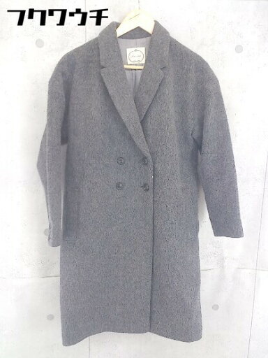 ◇ non-sens ノンサンス 長袖 コート サイズF グレー系 レディース 【中古】 ◇ non-sens ノンサンス 長袖 コート サイズF グレー系 レディース 【中古】