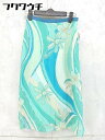 ◇ BLUE DE BRESSE ブルーデブレス 膝下丈 タイト ナロー スカート サイズ36 グリーン系 レディース 【中古】