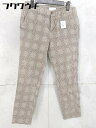 ◇ Techichi テチチ チェック パンツ サイズM ブラウン系 レディース 【中古】