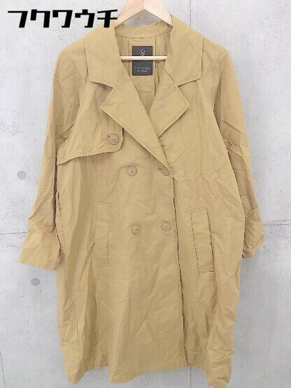 ◇ w closet ダブルクローゼット トレンチ コート サイズF ブラウン系 レディース 【中古】