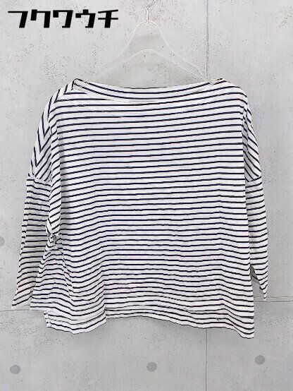 ◇ SLOBE IENA スローブ イエナ ボーダー 長袖 Tシャツ カットソー ホワイト レディース 【中古】のサムネイル