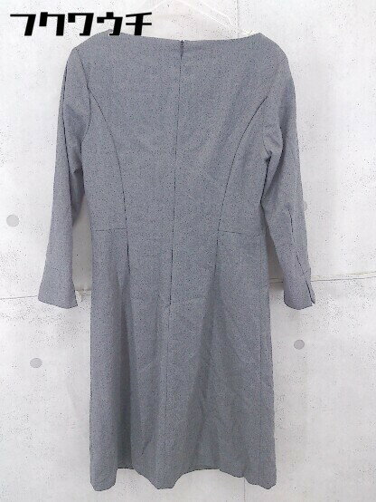 ◇ maker's shirt 鎌倉 長袖 膝丈 ワンピース サイズ38 グレー レディース 【中古】