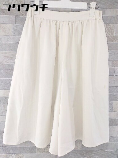 ◇ UNITED ARROWS ユナイテッドアローズ キュロットパンツ サイズ38 オフホワイト レディース 【中古】 ◇ UNITED ARROWS ユナイテッドアローズ キュロットパンツ サイズ38 オフホワイト レディース 【中古】