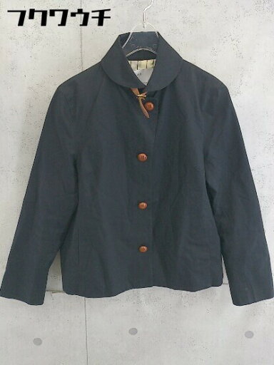 ◇ IENA イエナ くるみボタン ジャケット ネイビー レディース 【中古】 ◇ IENA イエナ くるみボタン ジャケット ネイビー レディース 【中古】