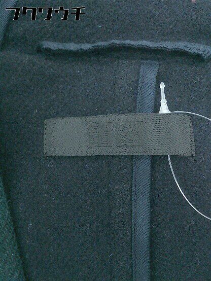 ■ UNIQLO ユニクロ チェック 長袖 コート サイズS ネイビー系 メンズ 【中古】