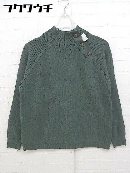 ◇ ABITOKYO アビトーキョー ハイネック 長袖 ニットセーター グリーン レディース 【中古】