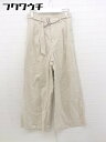 ◇ ◎ URBAN RESEARCH Sonny Label ウエストベルト付き リネン混 パンツ サイズF ベージュ系 レディース 【中古】