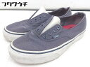 フクワウチで買える「◇ VANS ヴァンズ オーセンティック スリッポン スニーカー シューズ サイズ23cm ダークグレー系 レディース 【中古】」の画像です。価格は438円になります。