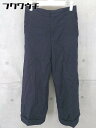 ◇ UNITED ARROWS ユナイテッドアローズ ロールアップ パンツ サイズ36 ネイビー系 レディース 【中古】