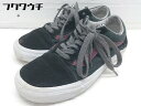 ◇ VANS ヴァンズ オールドスクール スニーカー シューズ 23~23.5相当 ブラック系 レディース 【中古】