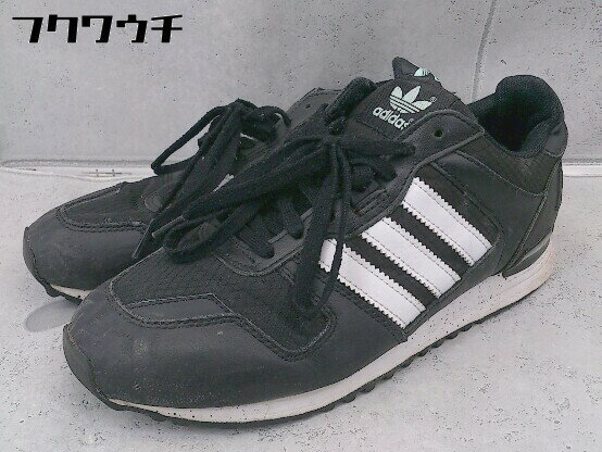 ◇ adidas アディダス S78938 ZX 700 W スニーカー シューズ サイズ23 ブラック レディース 【中古】