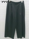 ◇ sophilaソフィラ 七分丈 クロップドパンツ サイズM ダークグレー レディース 【中古】