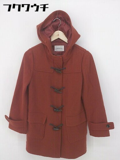■ UNRELISH アンレリッシュ 長袖 ダッフルコート サイズM レッド系 レディース 【中古】 ■ UNRELISH アンレリッシュ 長袖 ダッフルコート サイズM レッド系 レディース 【中古】