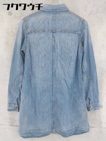 ◇ Lee リー 長袖 膝丈 ワンピース サイズS ライトブルー レディース 【中古】