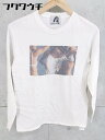 ◇ FREAK'S STORE フリークスストア NO PANTIES プリント 長袖 Tシャツ カットソー ホワイト メンズ 【中古】