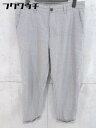 ◇ BEAUTY & YOUTH ビューティアンドユース UNITED ARROWS スラックス パンツ サイズL グレー レディース 【中古】