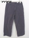 ◇ URBAN RESEARCH Sonny Label サニーレーベル ベイカー ワイドパンツ サイズ38 ダークグレー系 レディース 【中古】