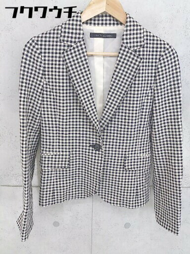 ◇ green label relaxing UNITED ARROWS チェック 長袖 ジャケット サイズ38 ベージュ ブラック レディース 【中古】 ◇ green label relaxing UNITED ARROWS チェック 長袖 ジャケット サイズ38 ベージュ ブラック レディース 【中古】
