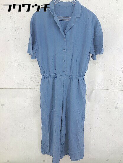◇ BEAMS LIGHTS ビームス ライツ 半袖 オーバーオール サイズ38 ブルー レディース 【中古】