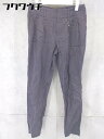 ◇ DES PRES デプレ ストレッチ パンツ サイズ0 チャコールグレー レディース 【中古】