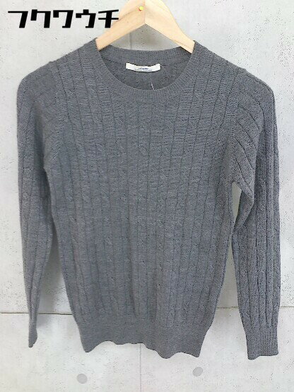 ◇ JOURNAL STANDARD relume ウール ニット 長袖 セーター サイズF グレー レディース 【中古】