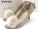 ◇ ◎ RANDA ランダ アンクルストラップ ヒール パンプス サイズS ブラウン系 レディース 【中古】
