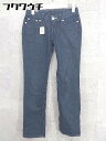◇ Rivet & Blue リベットアンドブルー コットン パンツ サイズ24 ネイビー系 レディース 【中古】