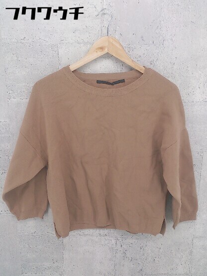 ◇ KBF+ アーバンリサーチ ニット 長袖 セーター サイズOne ブラウン レディース 【中古】