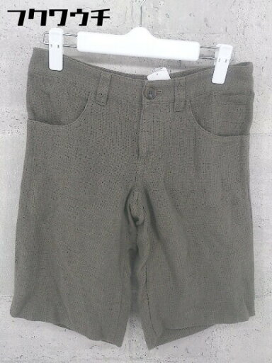 ◇ Spick & Span スピック&スパン リネン混 ハーフ ショート パンツ サイズ36 カーキ系 レディース 【中古】 ◇ Spick & Span スピック&スパン リネン混 ハーフ ショート パンツ サイズ36 カーキ系 レディース 【中古】