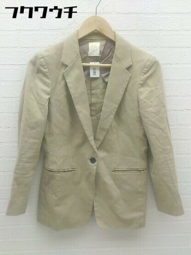 ◇ FIGARO Paris フィガロパリ シングル 1B 長袖 テーラードジャケット サイズ38 ベージュ レディース 【中古】 ◇ FIGARO Paris フィガロパリ シングル 1B 長袖 テーラードジャケット サイズ38 ベージュ レディース 【中古】