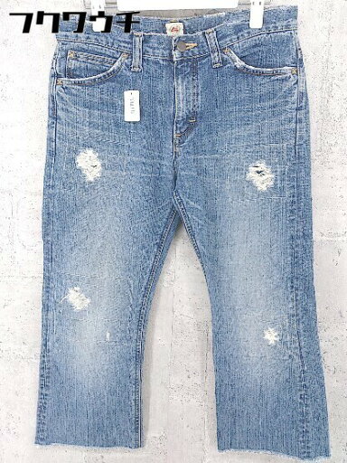 ◇ Lee リー クラッシュ フリンジ ジーンズ デニム パンツ サイズ30 インディゴ レディース 【中古】 ◇ Lee リー クラッシュ フリンジ ジーンズ デニム パンツ サイズ30 インディゴ レディース 【中古】