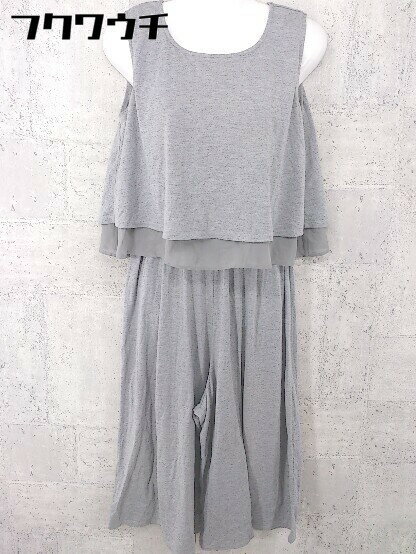 ◇ Simplicite シンプリシテェ ノースリーブ オールインワン グレー系 レディース 【中古】
