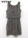 ◇ KBF ケービーエフ URBAN RESEARCH ノースリーブ 膝丈 ワンピース サイズF ブラック系 レディース 【中古】(4)