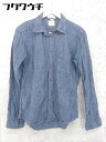 ◇ URBAN RESEARCH アーバンリサーチ 長袖 シャツ サイズM ネイビー メンズ 【中古】