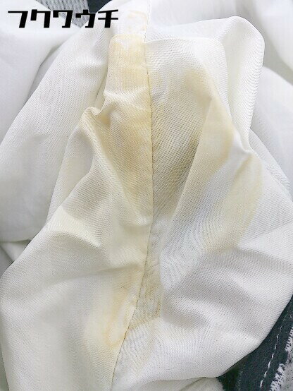 ◇ URBAN RESEARCH アーバンリサーチ チェック サイドジップ ワイド パンツ サイズ38 ブラック ホワイト レディース 【中古】