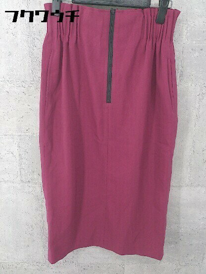 ◇ sophila ソフィラ ウエストゴム ロング タイト スカート サイズF マゼンタ レディース 【中古】