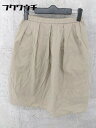 ◇ BEAUTY & YOUTH ビューティアンドユース UNITED ARROWS ミニ ギャザー スカート ベージュ系 レディース 【中古】