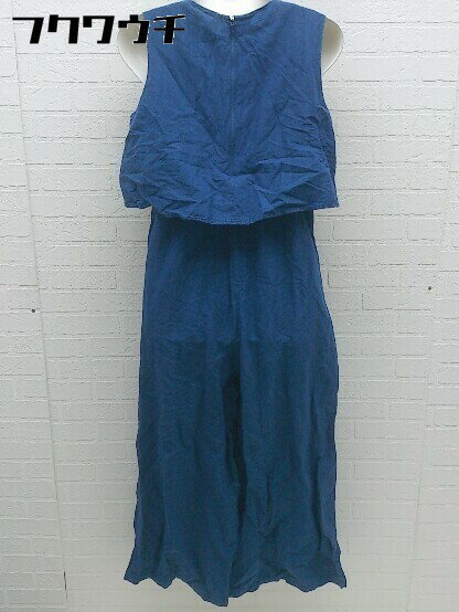 ◇ KBF ケービーエフ URBAN RESEARCH リネン混 ノースリーブ オールインワン サイズOne ブルー レディース 【中古】