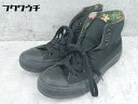 ◇ CONVERSE コンバース 品番記載なし ALL STAR ハイカット スニーカー シューズ サイズ23.5 ブラック レディース 【中古】
