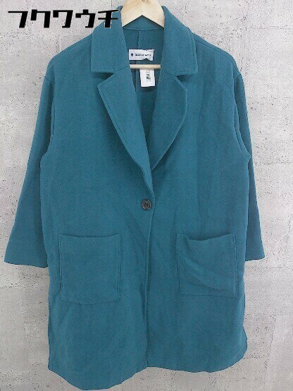 ■ GLOBAL WORK グローバルワーク 長袖 コート サイズF ブルー系 レディース 【中古】(4)