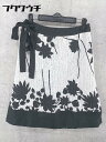 ◇ TO BE CHIC トゥー ビー シック 膝丈 スカート サイズ40 ホワイト レディース 【中古】