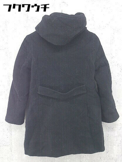 ■ URBAN RESEARCH アーバンリサーチ ジップアップ フード コート サイズFREE ブラック レディース 【中古】